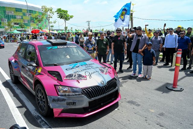 Gubernur Sumut, Bobby Nsution, buka Kejurnas Sprint Rally 2026