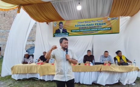 Wakil Ketua DPRD Kota Medan, Hadi Suhendra, gelar Sosper IV TA 2026 di Belawan