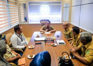 Wakil Wali Kota Medan, Zakiyuddin Harahap, menerima audiensi Relawan Kesehatan Probis Sumut