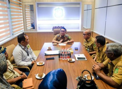 Wakil Wali Kota Medan, Zakiyuddin Harahap, menerima audiensi Relawan Kesehatan Probis Sumut