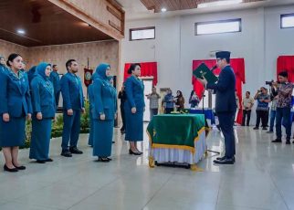 Wali Kota Medan, Rico Tri Putra Bayu Waas, kukuhkan Pengurus TP PKK Kota Medan 2025–2030