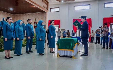 Wali Kota Medan, Rico Tri Putra Bayu Waas, kukuhkan Pengurus TP PKK Kota Medan 2025–2030