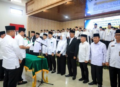 Wali Kota Medan, Rico Tri Putra Bayu Waas, lantik juri MTQ 2026