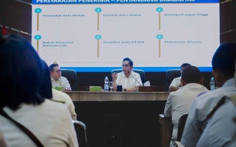 Wali Kota Medan, Rico Tri Putra Bayu Waas, luncurkan PKH Makmur Kota Medan