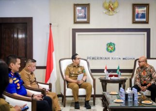 Wali Kota Medan, Rico Tri Putra Bayu Waas, terima audiensi GPIB Immanuel