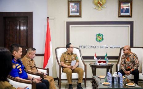 Wali Kota Medan, Rico Tri Putra Bayu Waas, terima audiensi GPIB Immanuel