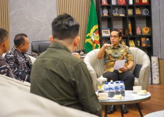 Wali Kota Medan, Rico Tri Putra Bayu Waas, terima audiensi Panitia APCS 2026, Kolonel Laut (P) Zul Fahmi