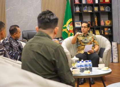 Wali Kota Medan, Rico Tri Putra Bayu Waas, terima audiensi Panitia APCS 2026, Kolonel Laut (P) Zul Fahmi