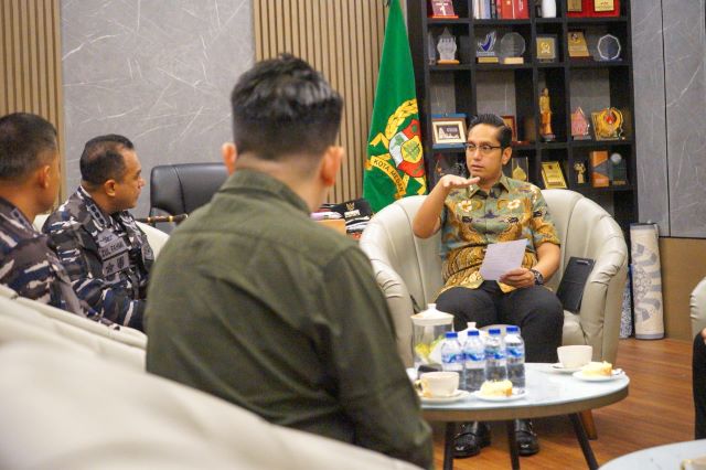 Wali Kota Medan, Rico Tri Putra Bayu Waas, terima audiensi Panitia APCS 2026, Kolonel Laut (P) Zul Fahmi