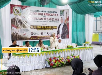 Anggota DPRD Medan, Roma Uli Silalahi, gelar Sosialiasi Ideologi Pancasila di Marelan
