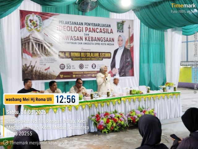 Anggota DPRD Medan, Roma Uli Silalahi, gelar Sosialiasi Ideologi Pancasila di Marelan