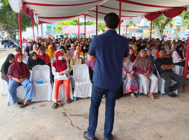 Bendahara Fraksi PSI DPRD Medan, Reinhart Jeremy Anindhita, gelar Sosper V TA 2026 di Medan Timur 4