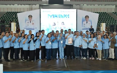 Gubernur Sumut, Bobby Nasution, pada Peringatan Hari Buruh 2026