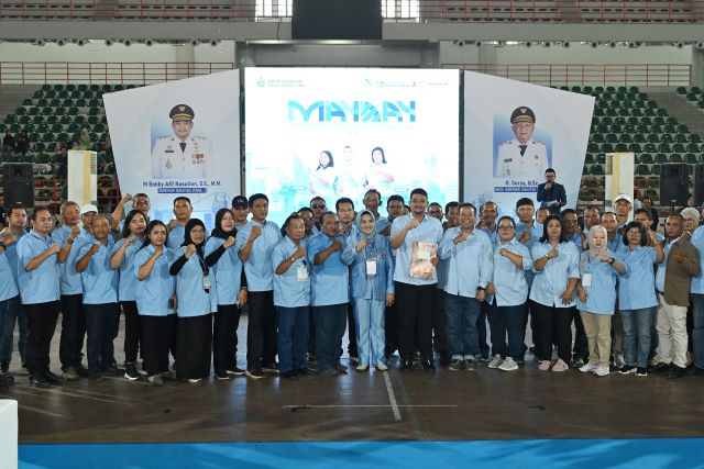 Gubernur Sumut, Bobby Nasution, pada Peringatan Hari Buruh 2026