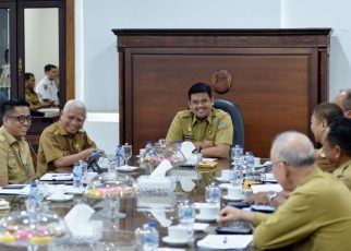 Gubernur Sumut, Bobby Nasution, terima kunjungan Bupati Asahan