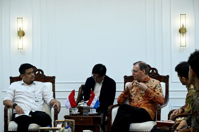 Gubernur Sumut, Bobby Nasution, terima kunjungan Wakil Kepala Misi Dubes Belanda