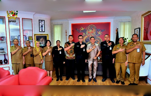 Ketua DPRD Medan, Wong Chun Sen, terima kunjungan Sespimen