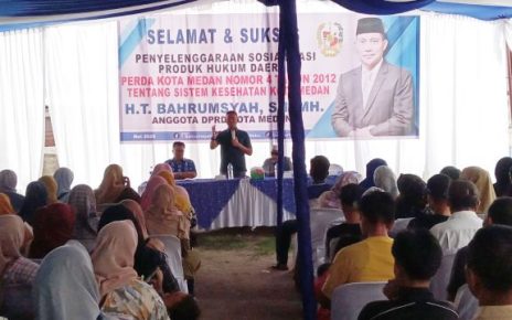 Ketua Fraksi PAN DPRD Medan, T. Bahumsyah, gelar Sosper V TA 2026 di Belawan 1