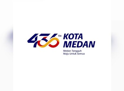 Logo HUT Kota Medan ke 436