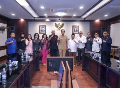 Pansus Aset DPRD Kota Medan melakukan kunjungan ke Balai Kota Medan