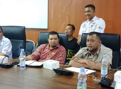 Wakil Ketua DPRD Kota Medan, Hadi Suhendra, dalam RDP dengan PUD Pasar