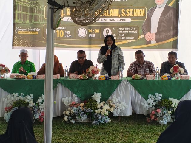 Wakil Ketua Fraksi Hanura-PKB DPRD Medan, Roma Uli Silalahi, gelar Sosper V TA 2026 di Tanah Enam Ratus 1