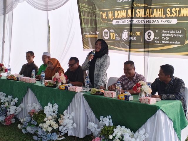 Wakil Ketua Fraksi Hanura-PKB DPRD Medan, Roma Uli Silalahi, gelar Sosper V TA 2026 di Tanah Enam Ratus
