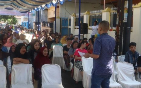 Wakil Ketua Fraksi Partai Demokrat, Dodi R Simangunsong, sosialiasikan Wasbang di Medan Kota