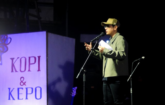 Wali Kota Medan, Rico Tri Putra Bayu Waas, di Taman Budaya Medan