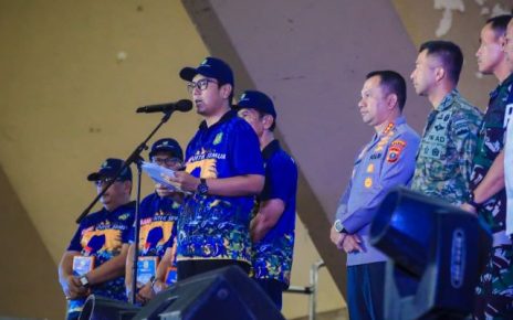 Wali Kota Medan, Rico Tri Putra Bayu Waas, pada Peringatan Hari Buruh 2026
