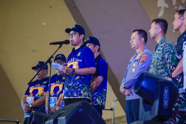 Wali Kota Medan, Rico Tri Putra Bayu Waas, pada Peringatan Hari Buruh 2026