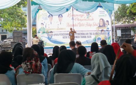 Wali Kota Tebingtinggi, Iman Irdian Saragih, buka secara resmi kampanye Gerakan Masyarakat Hidup Sehat