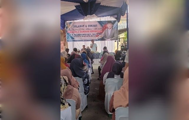 Anggota DPRD Fraksi PAN, T. Bahrumsyah, sosialisasikan ideologi Pancasila & Wasbang di Belawan 1