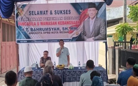 Anggota DPRD Fraksi PAN, T. Bahrumsyah, sosialisasikan ideologi Pancasila & Wasbang di Belawan