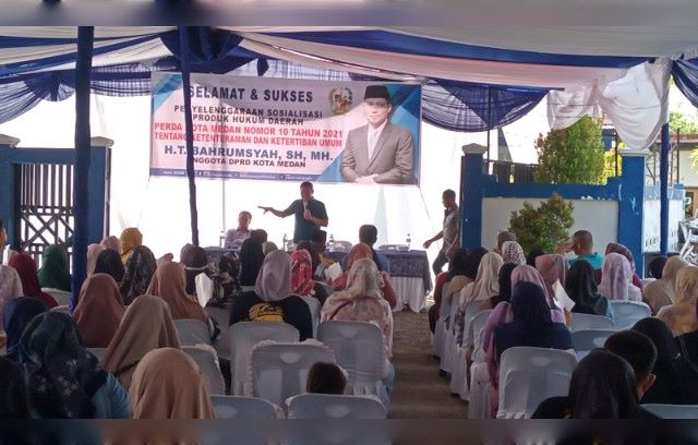 Anggota DPRD Medan Fraksi PAN, Bahrumsyah, gelar Sosper VI TA 2026 di Belawan