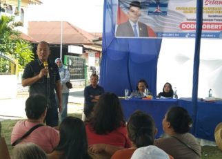 Anggota DPRD Medan Fraksi Partai Demokrat, Dodi R Simangunsong, gelar Sosper ke VI TA 2026 di Medan Kota