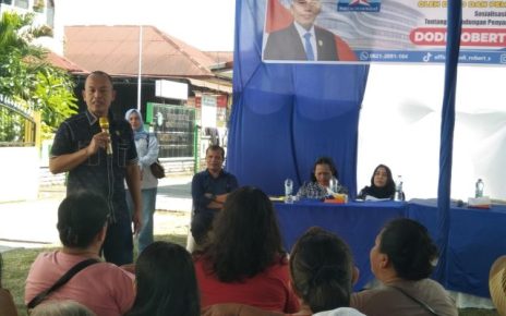Anggota DPRD Medan Fraksi Partai Demokrat, Dodi R Simangunsong, gelar Sosper ke VI TA 2026 di Medan Kota
