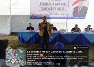 Anggota DPRD Medan Fraksi Partai NasDem, Saipul Bahri, gelar Sosper VI TA 2026 di Medan Labuhan