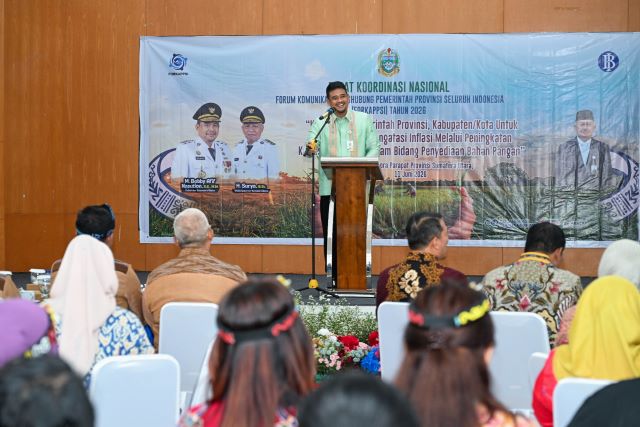 Gubernur Sumut, Bobby Nasution, buka Rakornas FORKAPPSI di Parapat