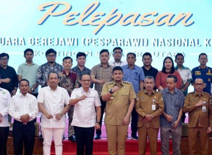Gubernur Sumut, Bobby Nasution, lepas rombongan Pesparawi ke Manokwari