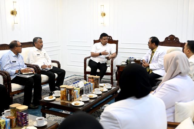 Gubernur Sumut, Bobby Nasution, terima audiensi Ikatan Dokter Anak Indonesia Sumut