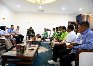 Gubernur Sumut, Bobby Nasution, terima audiensi pengemudi Ojol