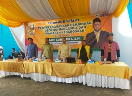 Wakil Ketua DPRD Medan, Hadi Suhendra, sosialisasikan Ideologi Pancasila & Wasbang di Marelan