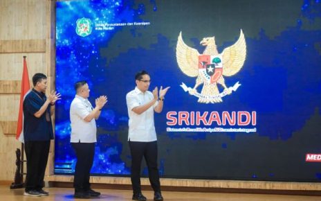 Wali Kota Medan, Rico Tri Putra Bayu Waas, luncurkan aplikasi Srikandi