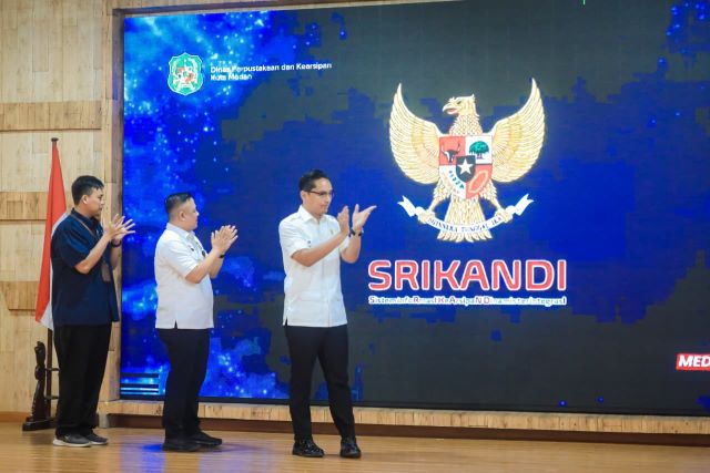 Wali Kota Medan, Rico Tri Putra Bayu Waas, luncurkan aplikasi Srikandi