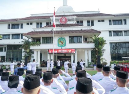Wali Kota Medan, Rico Tri Putra Bayu Waas, pada Upacara Harlah Pancasila 2026