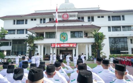 Wali Kota Medan, Rico Tri Putra Bayu Waas, pada Upacara Harlah Pancasila 2026