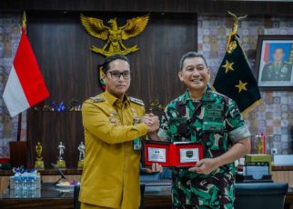 Wali Kota Medan, Rico Tri Putra Bayu Waas, silaturahmi ke Pangdam BB