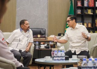 Wali Kota Medan, Rico Tri Putra Bayu Waas, terima audiensi LPK Majime Training Centre