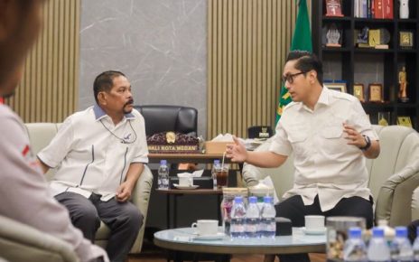 Wali Kota Medan, Rico Tri Putra Bayu Waas, terima audiensi LPK Majime Training Centre